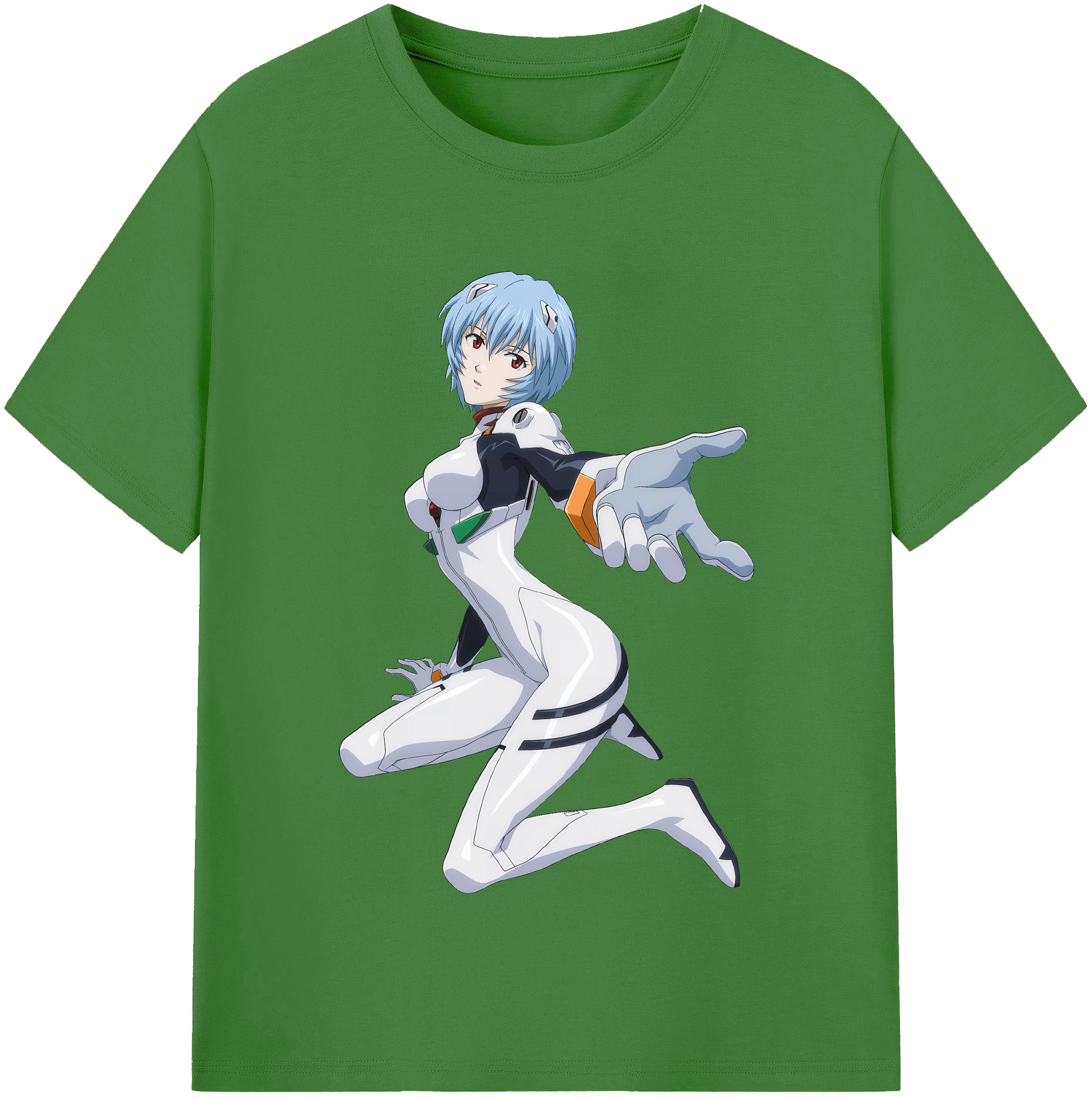 （画像用） EVA 新世紀エヴァンゲリオン レディースカジュアルプリントTシャツ（綿100％）